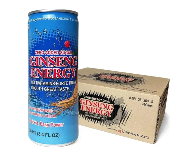 Ginseng Energy Drink, 24 Cans Per Pack (34.99$) PER BOX